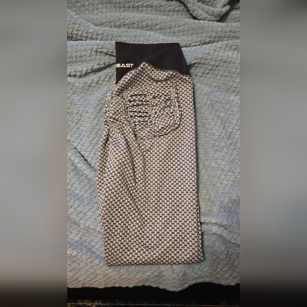 MINIBEAST honeycomb grey/white legging